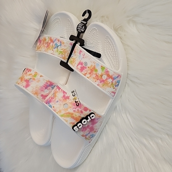 CROCS Shoes - WOMEN'S Croc Sandals TieDye